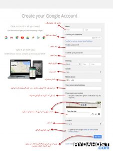 آموزش ساخت ایمیل در گوگل (جیمیل) -3